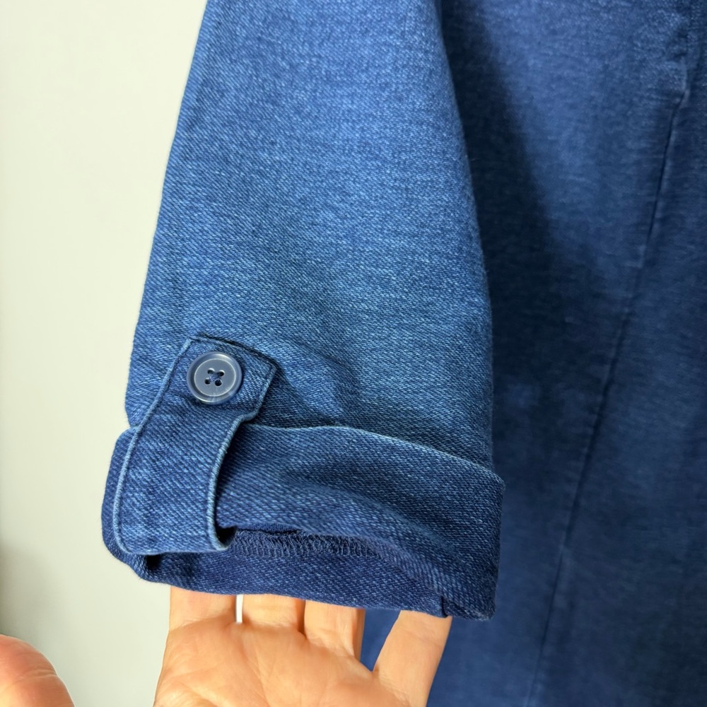 Boden Stretch Denim Jean Dress Womens Size 8 - Picture 5 of 9